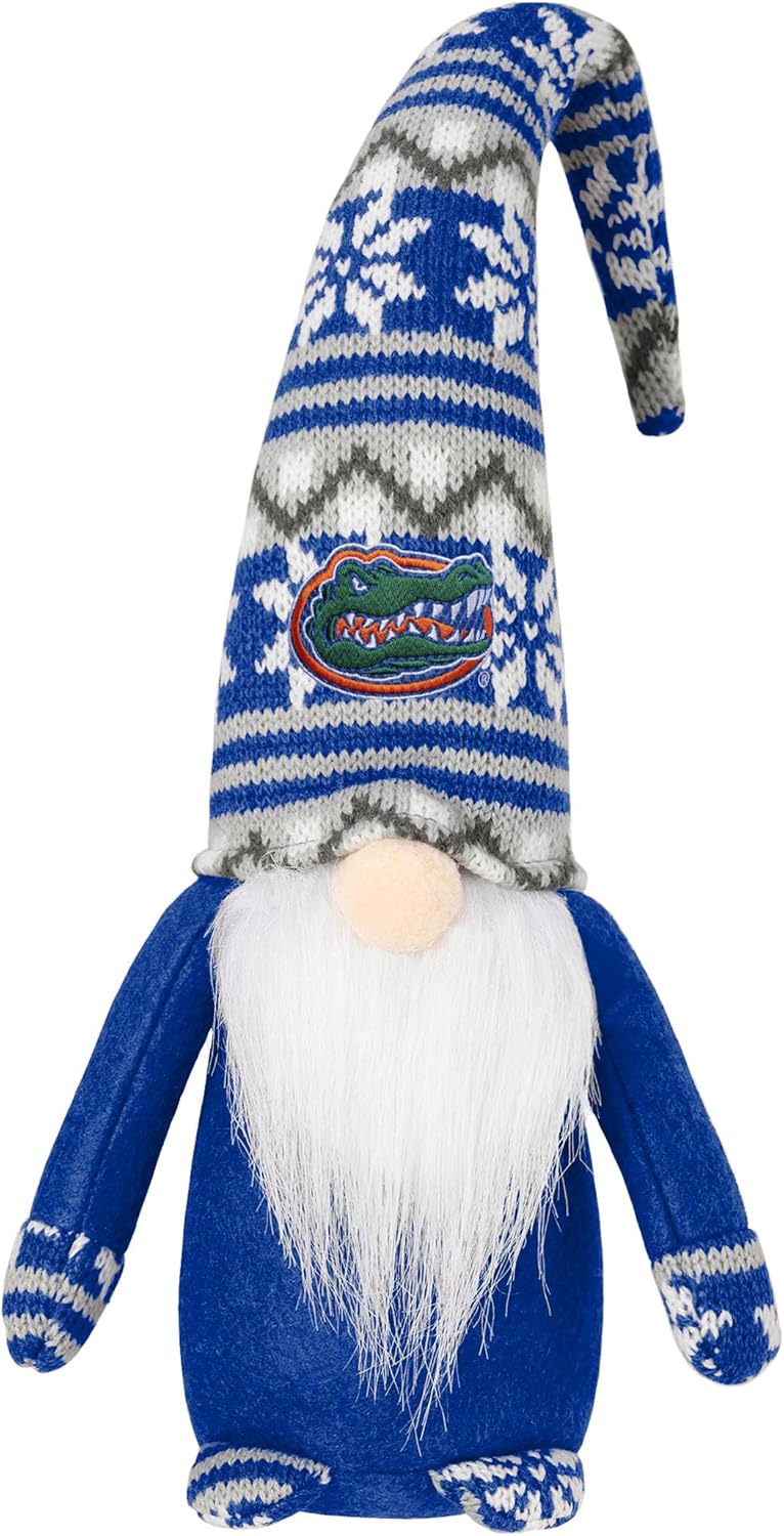 FOCO NCAA Unisex-Adult NCAA College Team Logo Stuffed Figure 10" Plush Gnome