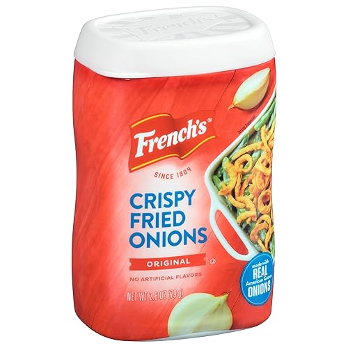 Frances's Original, Crunchy Topping, Onion Flavoring, Original Crispy Fried Onions, 2.8 oz (Pack de 15)
