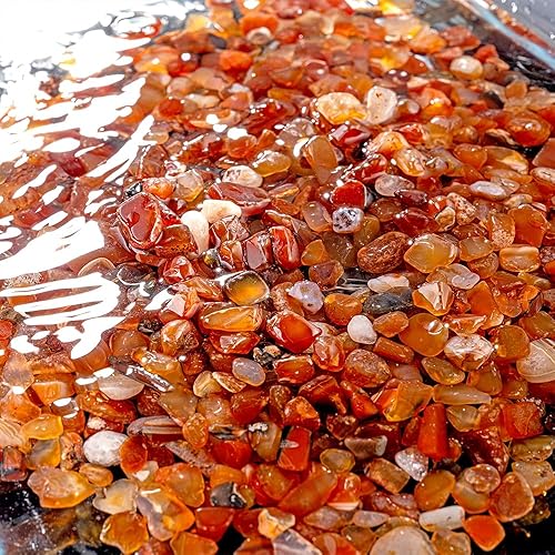 Miniatura 3 de Rocas decorativas pulidas, rocas de grava, piedras de cristal triturado, piedras de colores mezclados para plantas, macetas, suculentas, cactus,