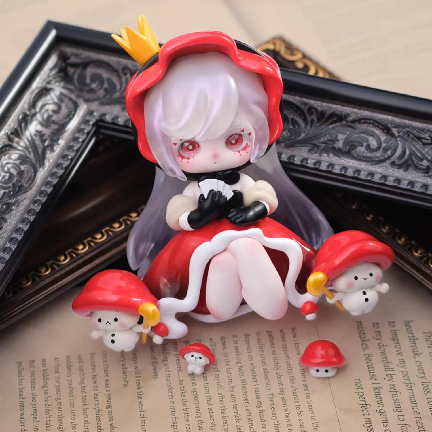 CALEMBOU Anime Blind Box Figure, Cute Ninita Magic Mirror Land Series Anime Mystery Box Figure, Collectable Kawaii PVC Toys for Birthday Gifts