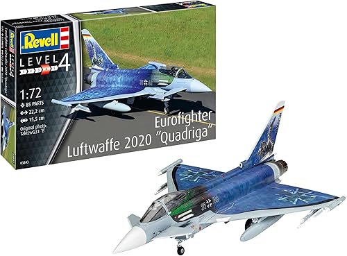 Revell 03843 Eurofighter Luftwaffe 2020 Quadriga 172 Kit de modelo a escala 172