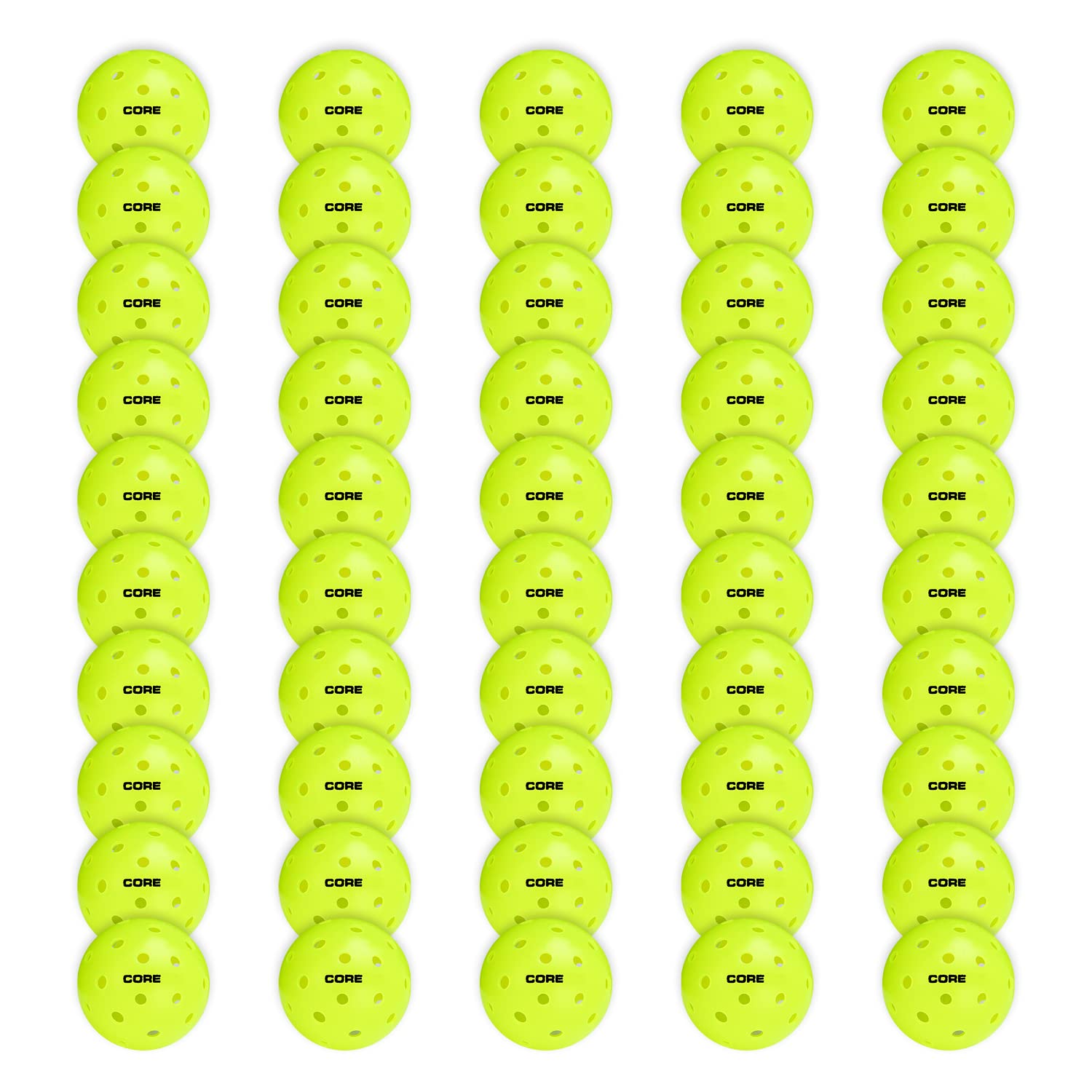 CORE Pickleball: PRO-40 | Outdoor Pickleball Balls - Durable, Regulation Size - USAPA Tournament Approved & Official Brand-Pickleball World Cup