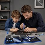 STREBITO Electronics Precision Screwdriver Sets 142-Piece with 120 Bits Magnetic Repair Tool Kit for iPhone, MacBook, Computer, Laptop, PC, Tablet, PS4, Xbox, Nintendo, Game Console
