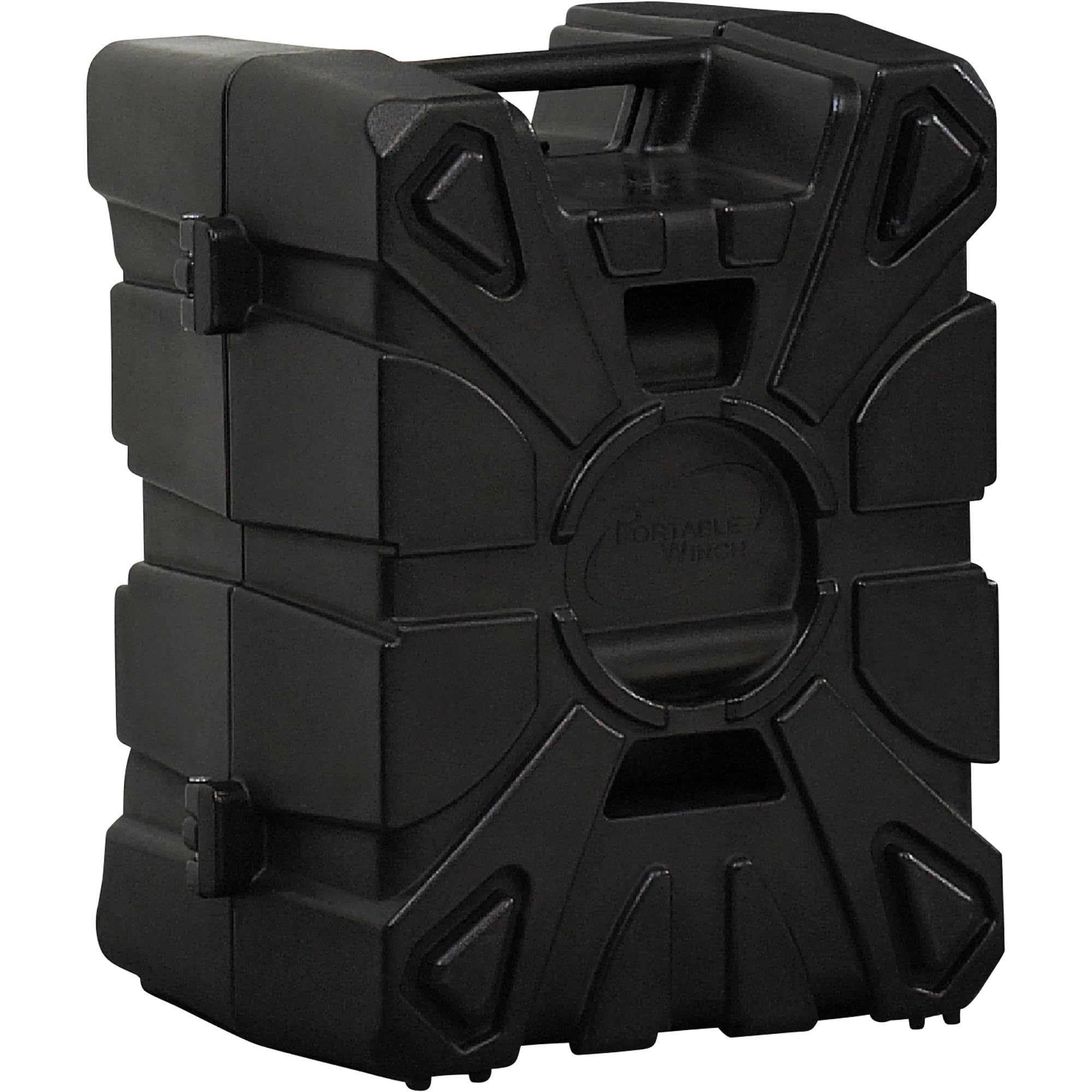 Portable Winch PCA-0102 Transport Case, Molded Storage Box for PCW3000 Winch, Lightweight and Durable Polymer Plastic with Secure ATV, Boat or Snowmobile Mounting Straps, 18.5" x 13" x 12.25"