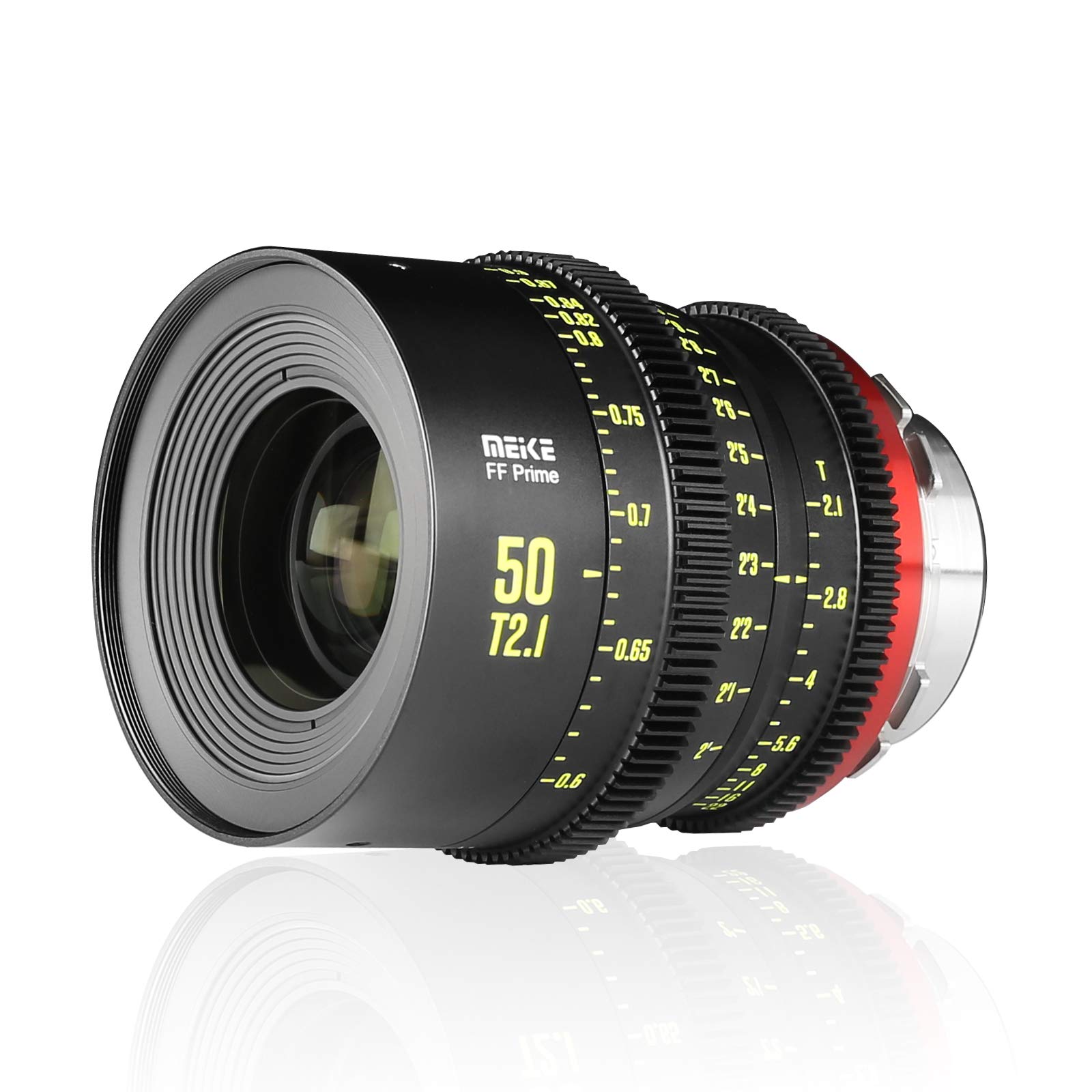 Meike 50 mm T2.1 PL Full Frame Prime Manual Focus Objectif cinéma grand angle pour appareil photo Canon EOS C700 PL EOS C700PL GS