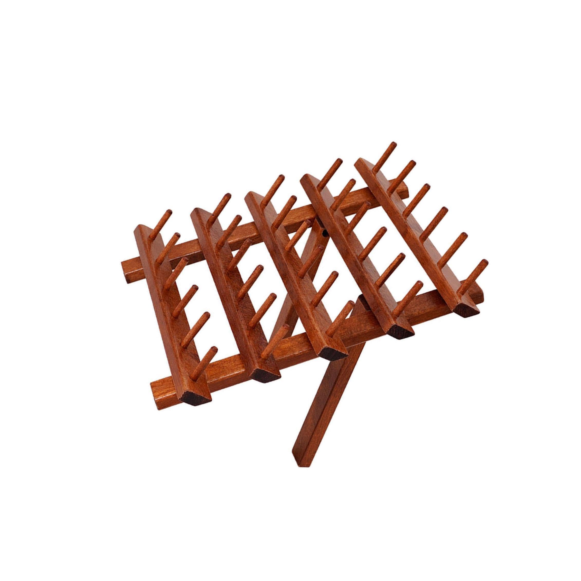 KIXZSAZ Unique Sewing Thread Holder Designed to Efficiently Store All Knitting and Quilting Supplies Sewing Thread Rack is Made of Wood Which Makes Sturdy and