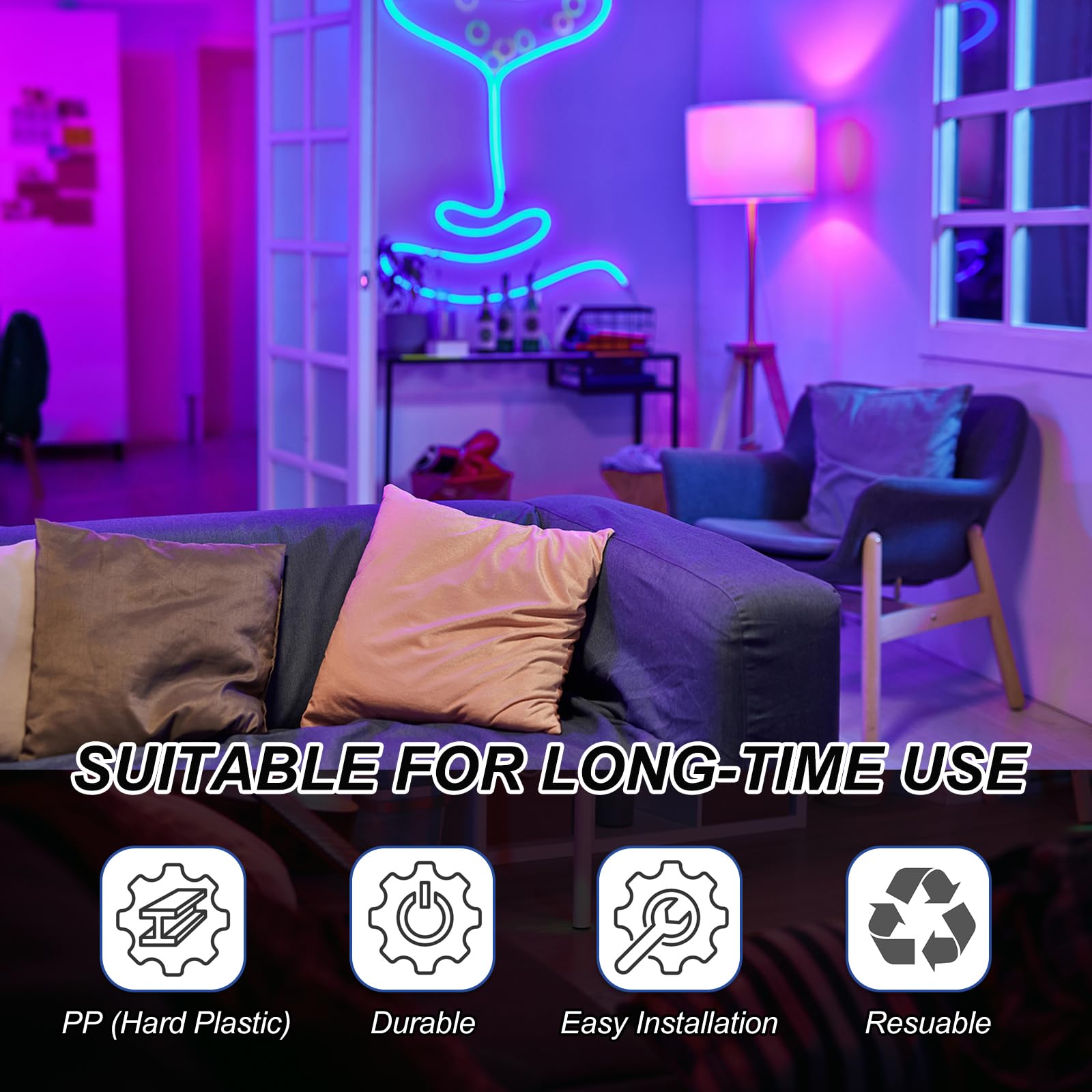 PATIKIL LED Strip Light Clips - Image 4