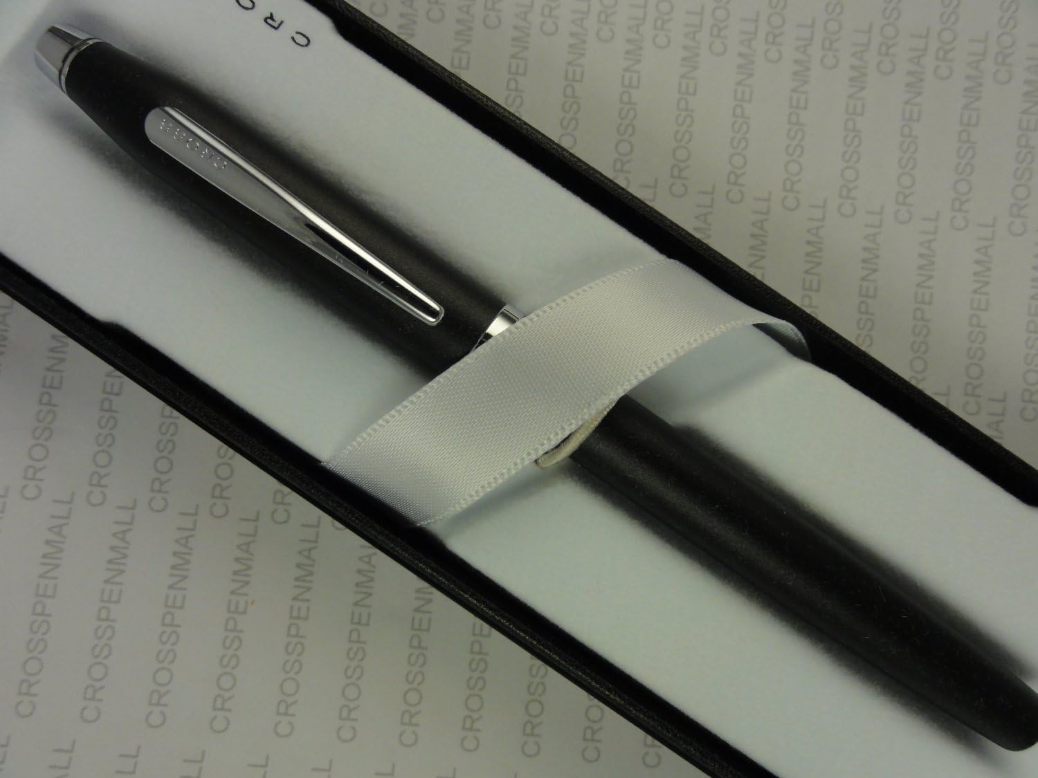 Cross Made in the USA Century II Matte Black and Chrome Gel Ink Selectip Rollerball Pen
