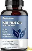 Pure Micronutrients - Omega 3 Fish Oil Supplement, EPA/DHA Fatty Acids, Burpless Fish Oil Supplements with Lemon - Heart, Eye, Brain & Immune Support - 90 Softgels