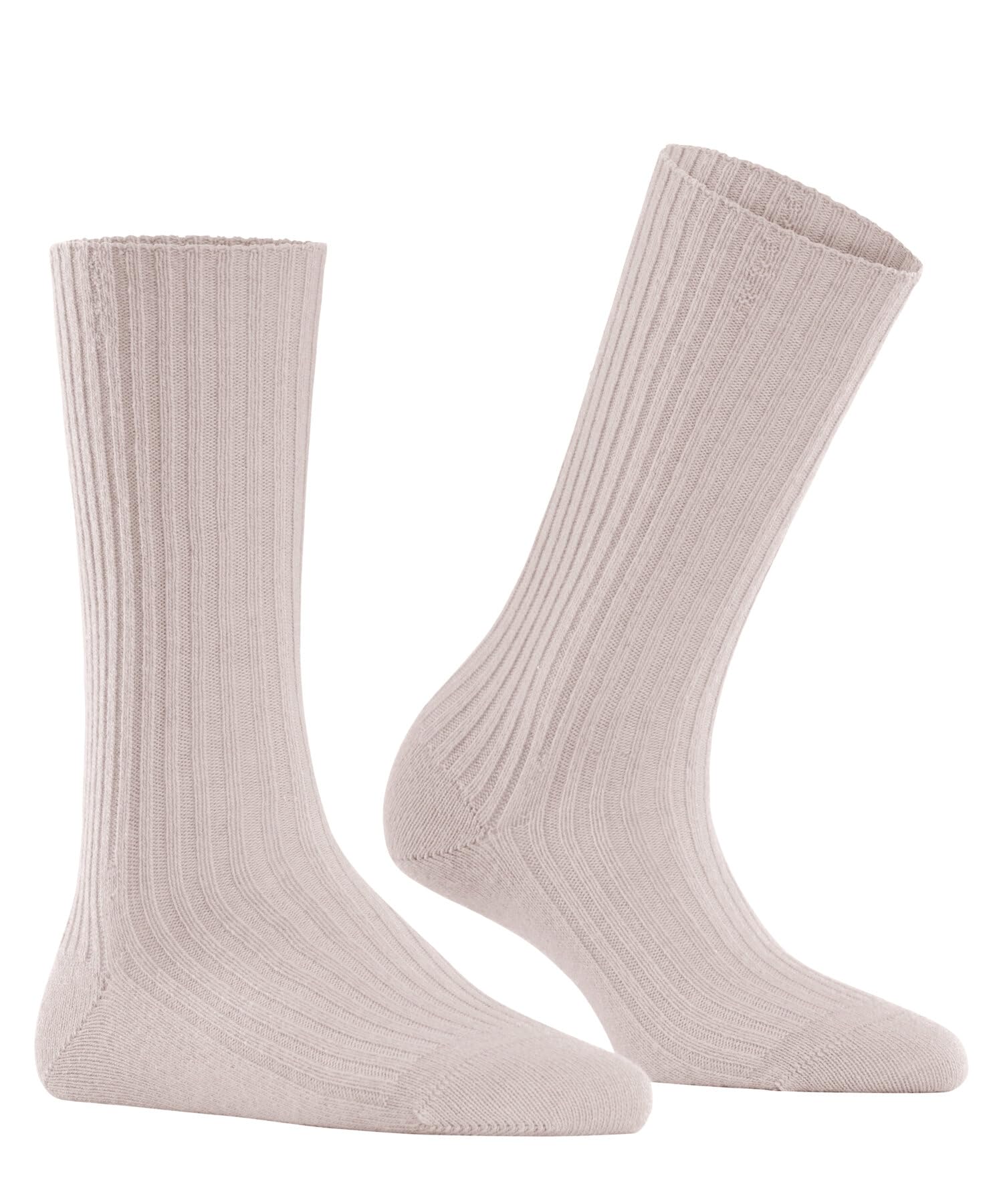 FALKE Kobiety Skarpety Cosy Wool Boot W So wełna kaszmir jednokolorowe 1 Para, Różowy Light Pink 8458, 35-38