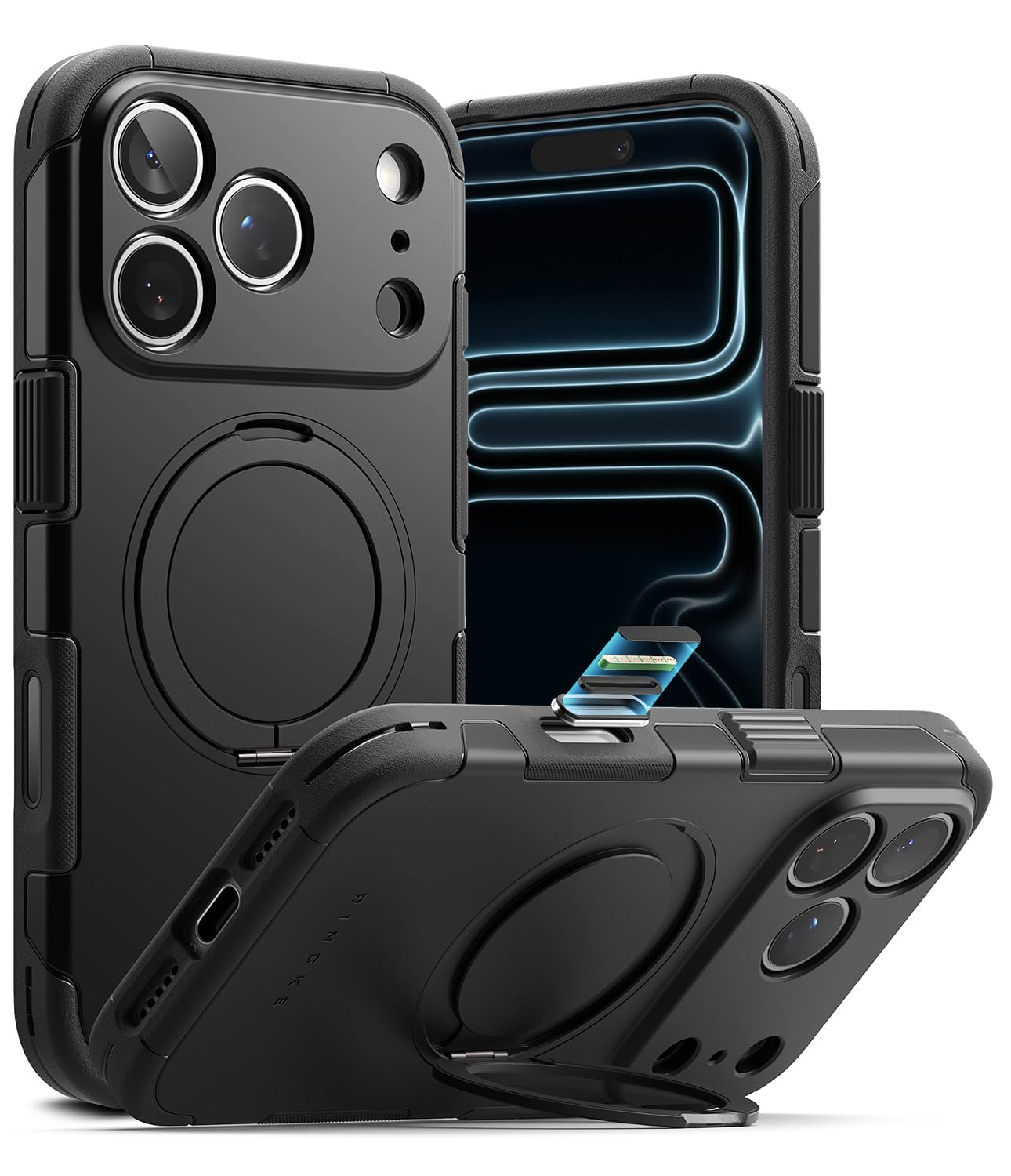 Ringke Alles Pro for iPhone 17 Pro Max Case [Compatible with MagSafe] Camera Control Capture Button Protection Powerful Magnet Shockproof Cover with