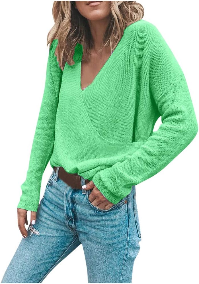 冬のルーストップロングレディースソリッドセーターファッションスリーブブラウスセーター レディース セーター 白