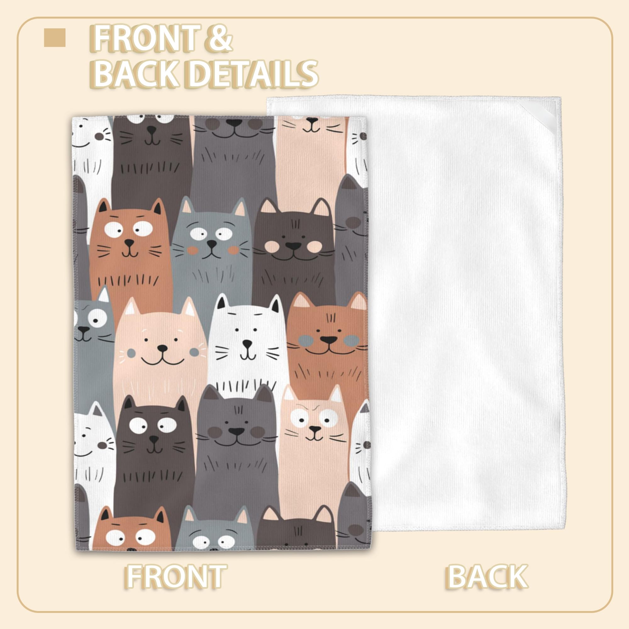 Juego De 2 Toallas De Cocina Modernas De Algodón De 24 X 16 Pulgadas, Estilo Retro, Estilo Bohemio, Sol, Rayos Solares, Fase Lunar, Fase Lunar, Toalla De Mano Para Decoración Bohemia