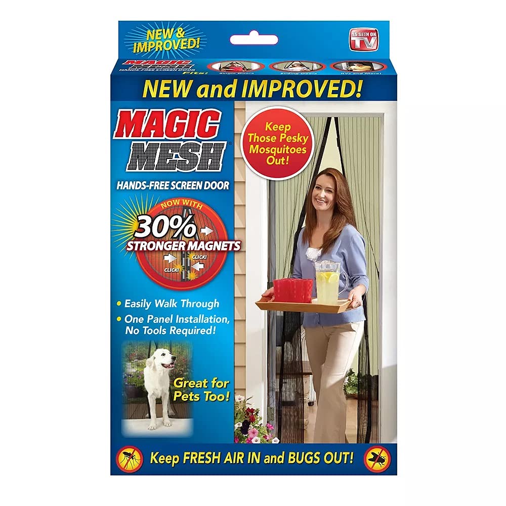 Magnetischer Netz-Türvorhang – Selbstschließend, Insektenschutz, Einfach Zu Installieren, Für Türen Bis 76x203 Cm