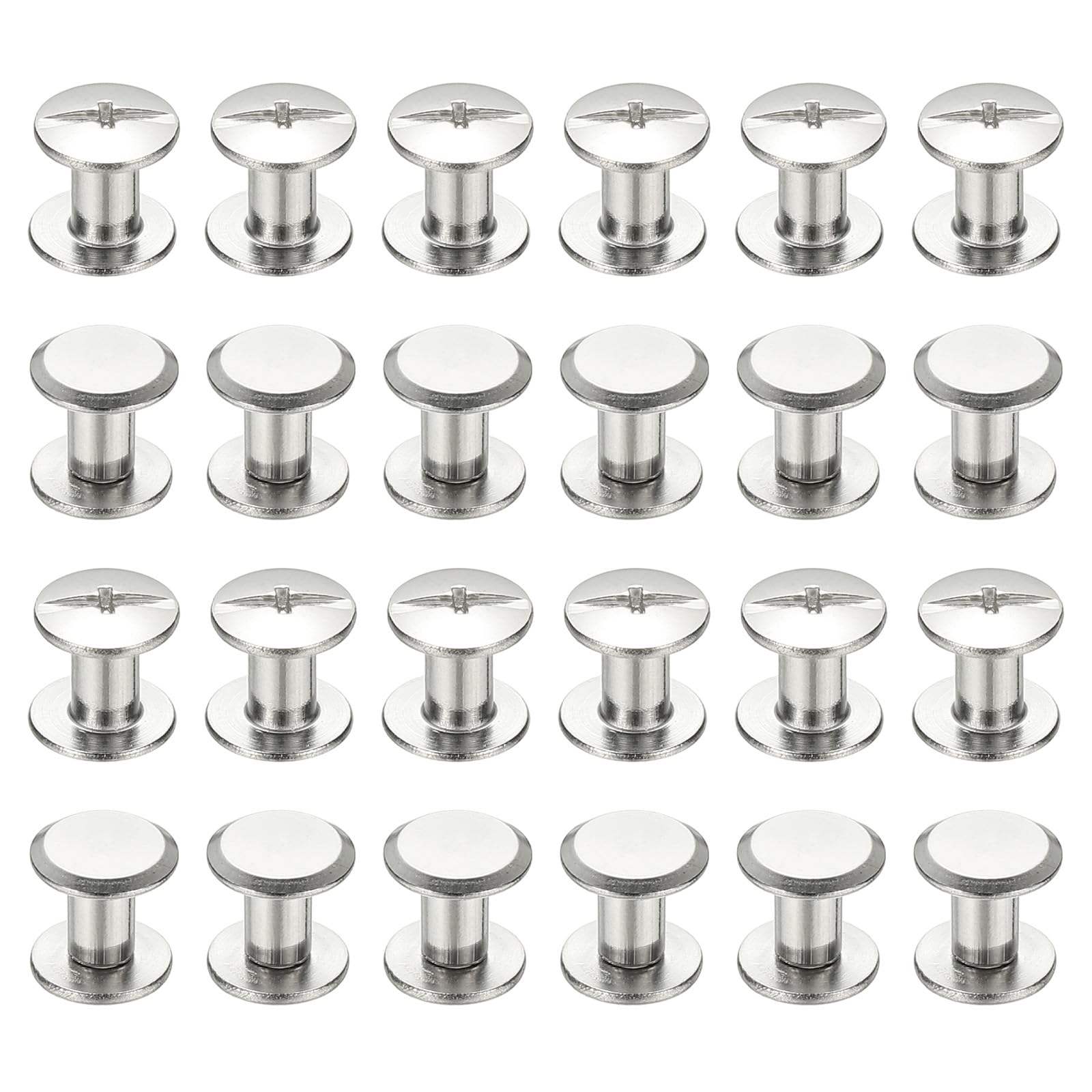 PATIKIL 24 Sets Chicago Screws