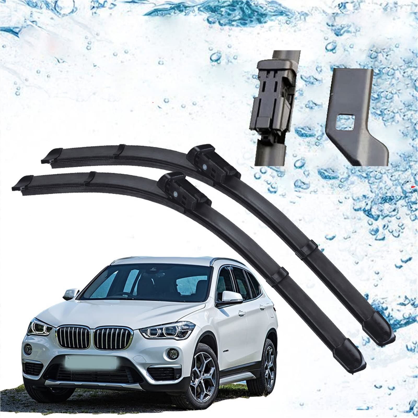Essuie-glace avant pour BMW X1 F48 2015-2019 balais de pare-brise de remplacement