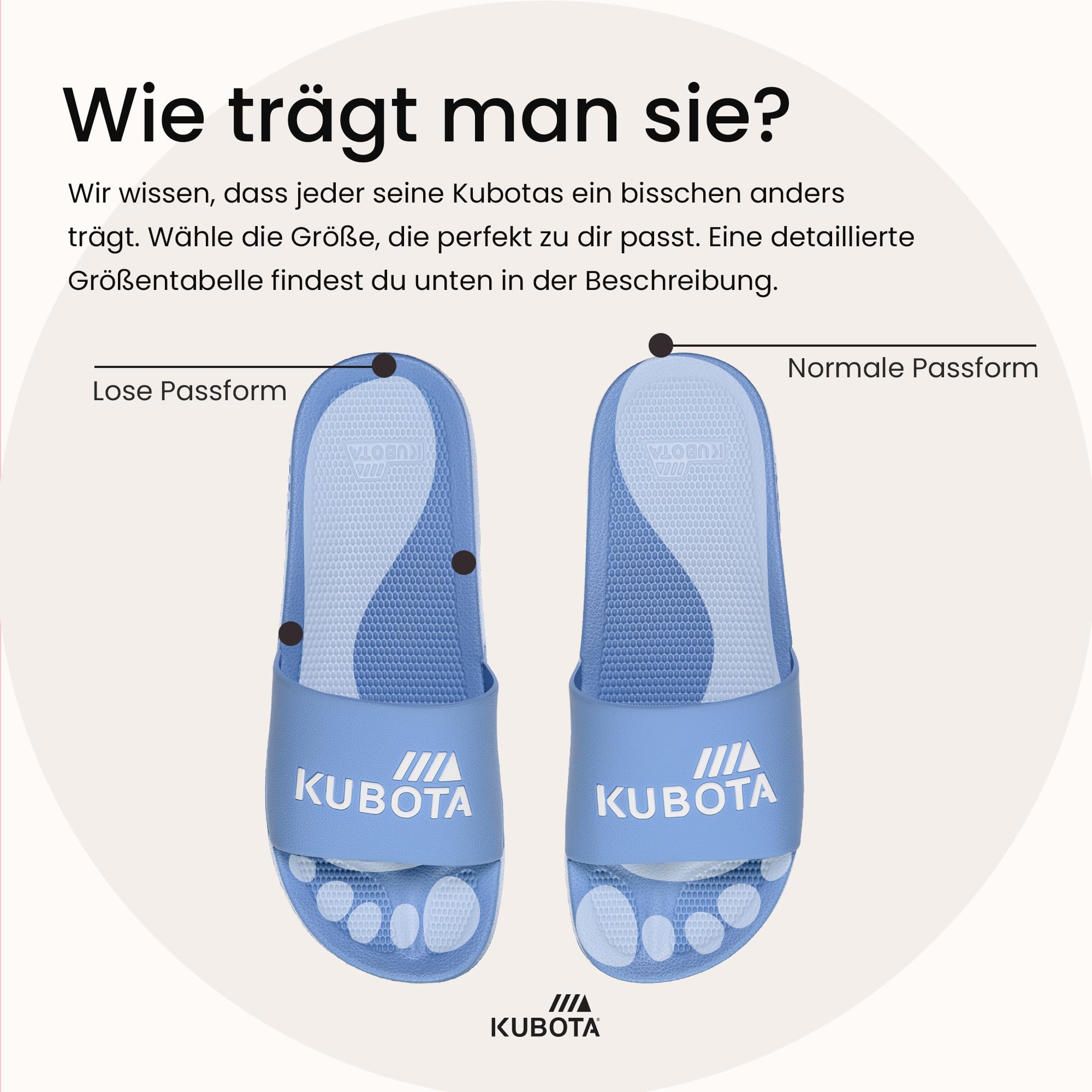 Kubota Klapki Basenowe Meskie - Klapki Kubota Basic - Klapki Sportowe Antypoślizgowe Gumowe Na Basen - Czarne 42