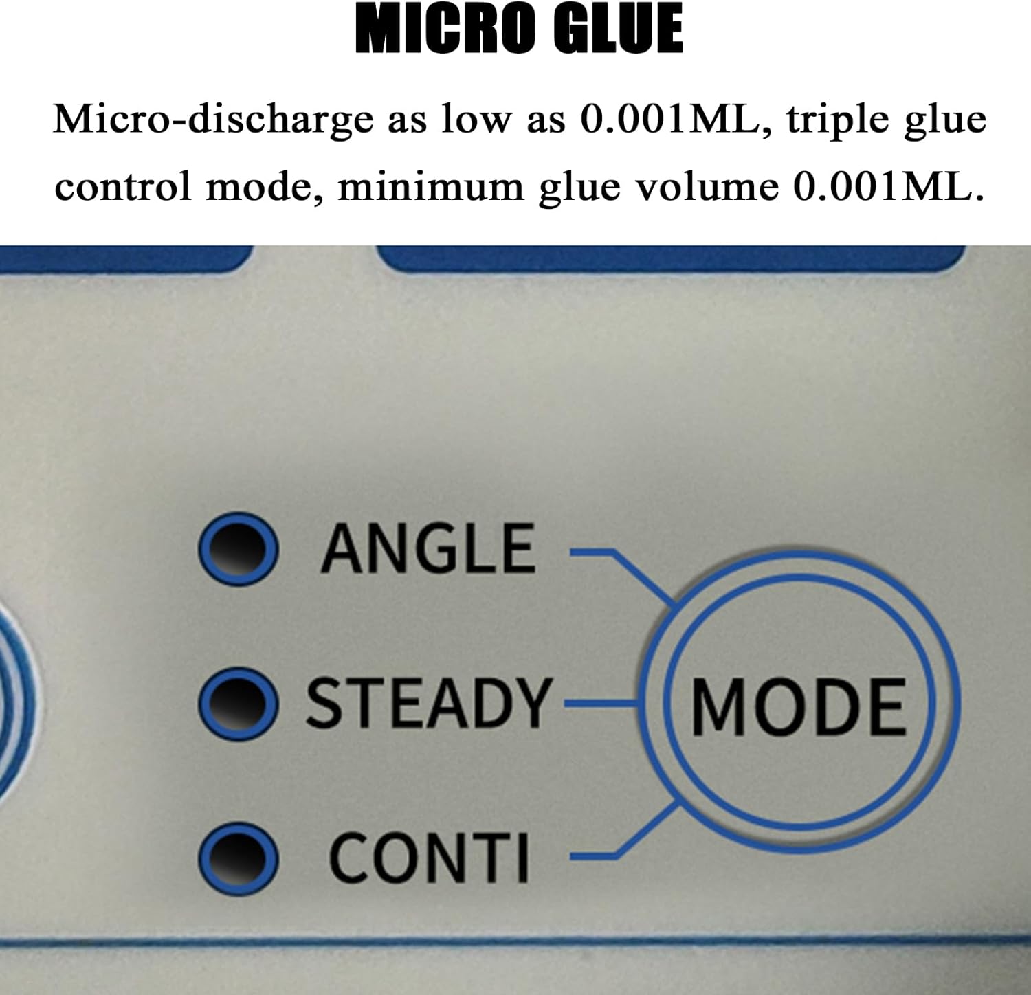 Semi-Auto Peristaltic Digital Display Glue Dispenser Machine, Manual Tube Dispensing Pen, Dispensing Controller, Speed 0~160RPM, for Electr, Various Aqueous Glues