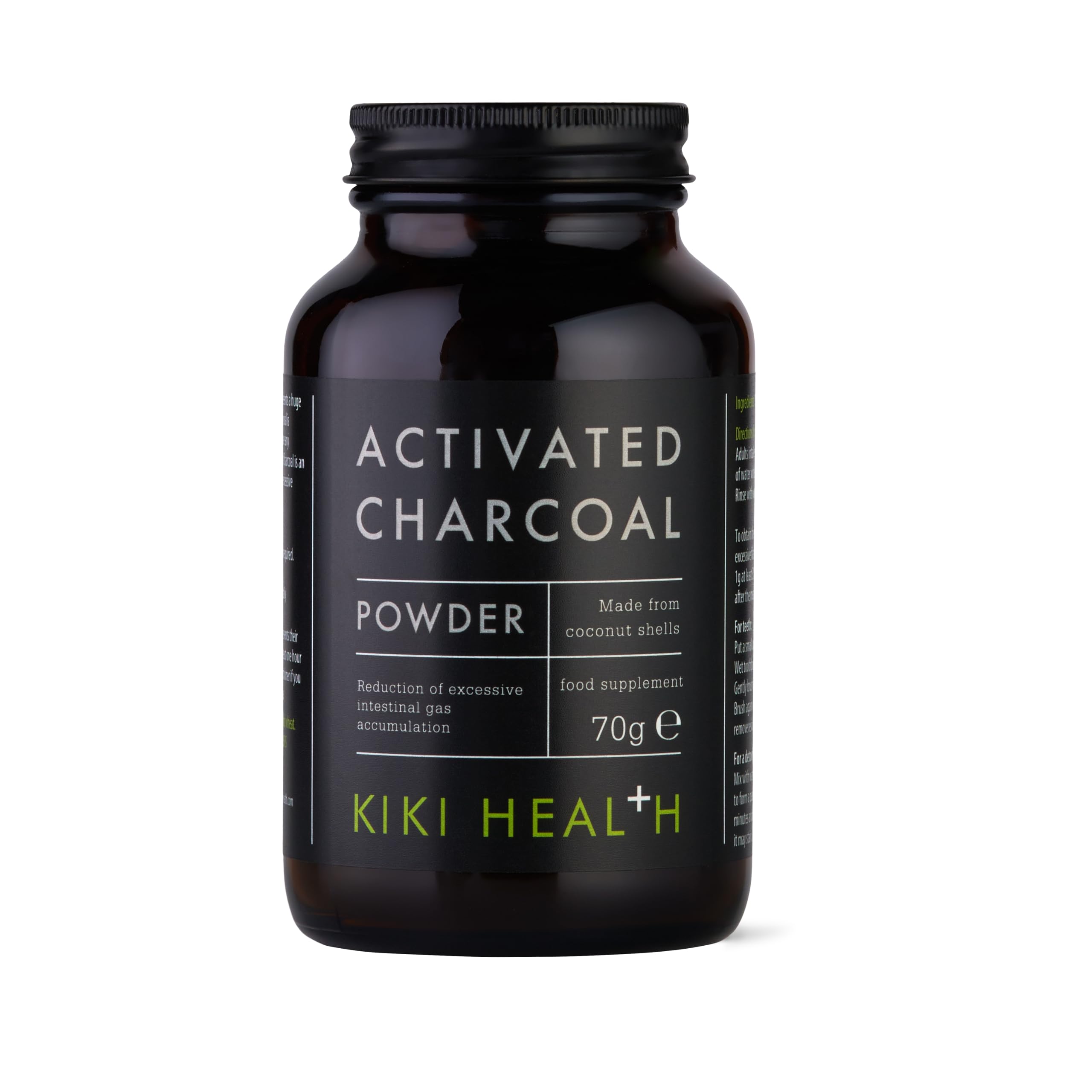 Kiki Health Activated Charcoal Powder, 70 GmKiki Health Activated Charcoal Powder, 70 Gm
