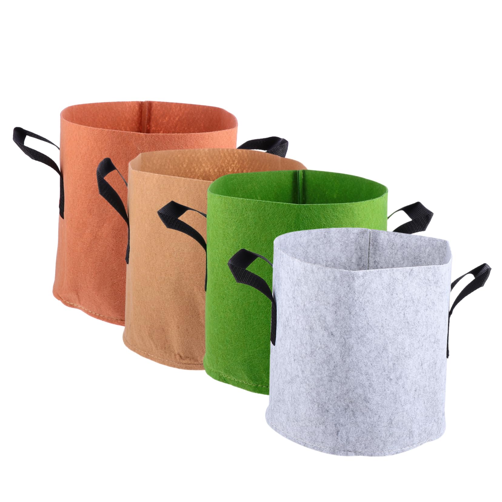 SUPVOX 2pezzi Borsa Da Giardinaggio Quadrata Per Piante Di Fragole Sacchetto Per Crescita Delle Piante Vaso Per Fiori e Verdure Strumento Da Giardino Nero Elegante Perfetta Per Balconi e