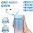 YC Kitchen Motivational Water Bottle with Time Marker- 32oz Water Bottles with Times to Drink, Leakproof & BPA Free Sports Water Bottle with Straw & Carry Strap for Fitness, Gym, and Outdoor Sports