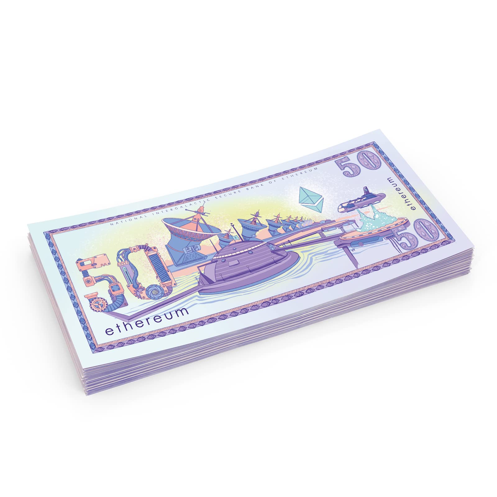 Ethereum Scratch 100 x 50 ETH to Play - Absolute New : Amazon.co.uk: Toys &  Games