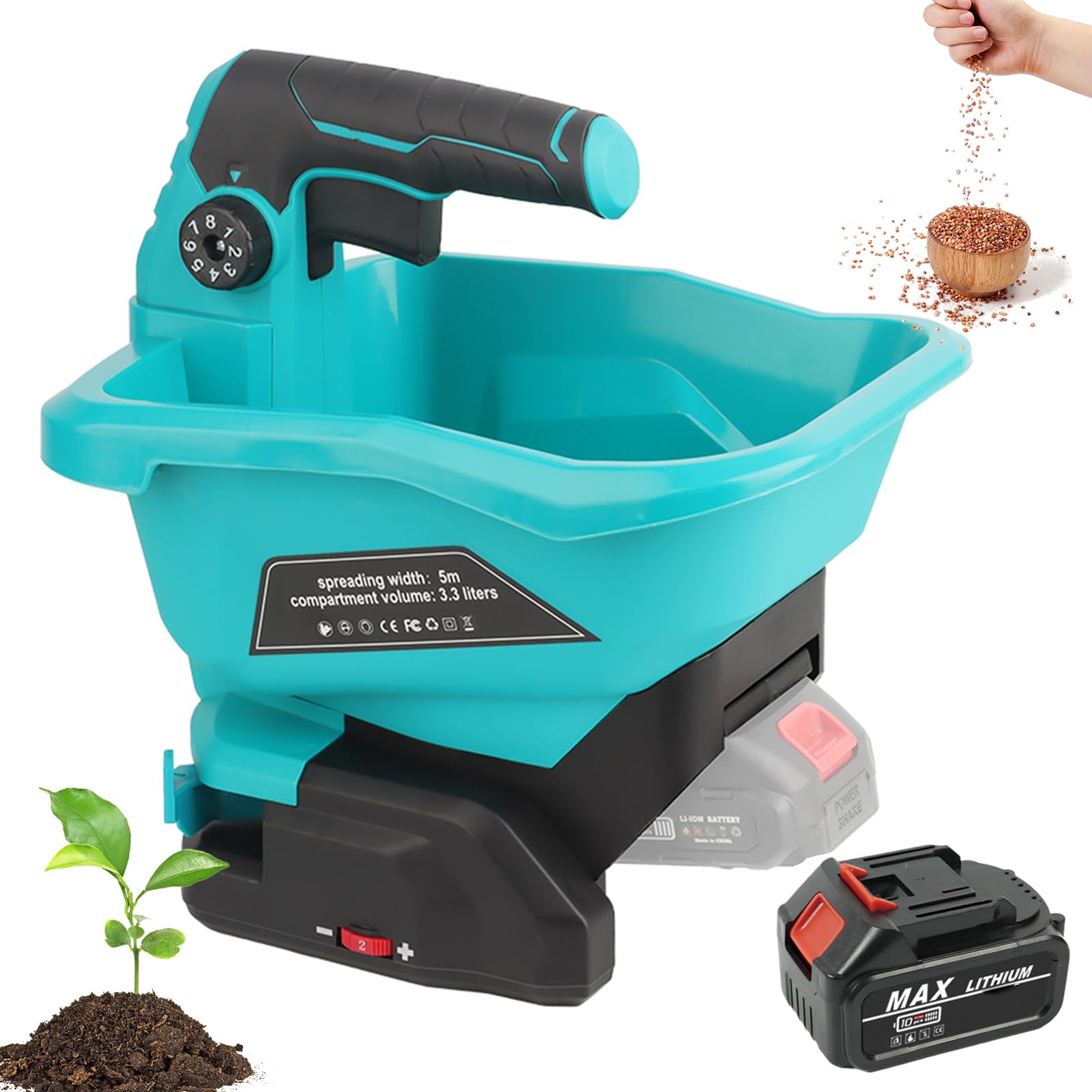 Semoirs de gazon électriques pour reverdir facilement la pelouse de votre jardin familial