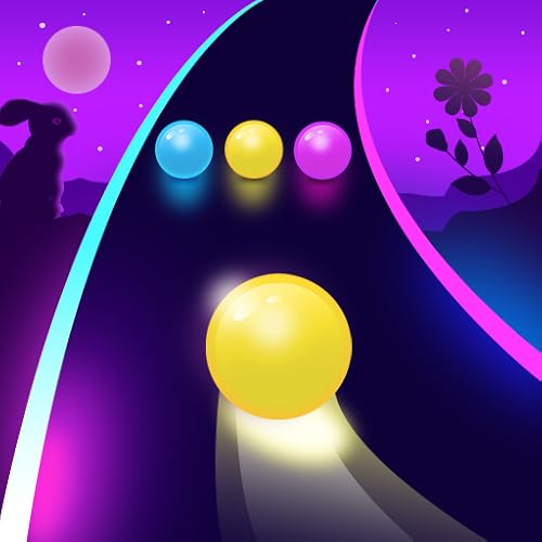 Switch Color Ball Roll on Dancing Road Track Game