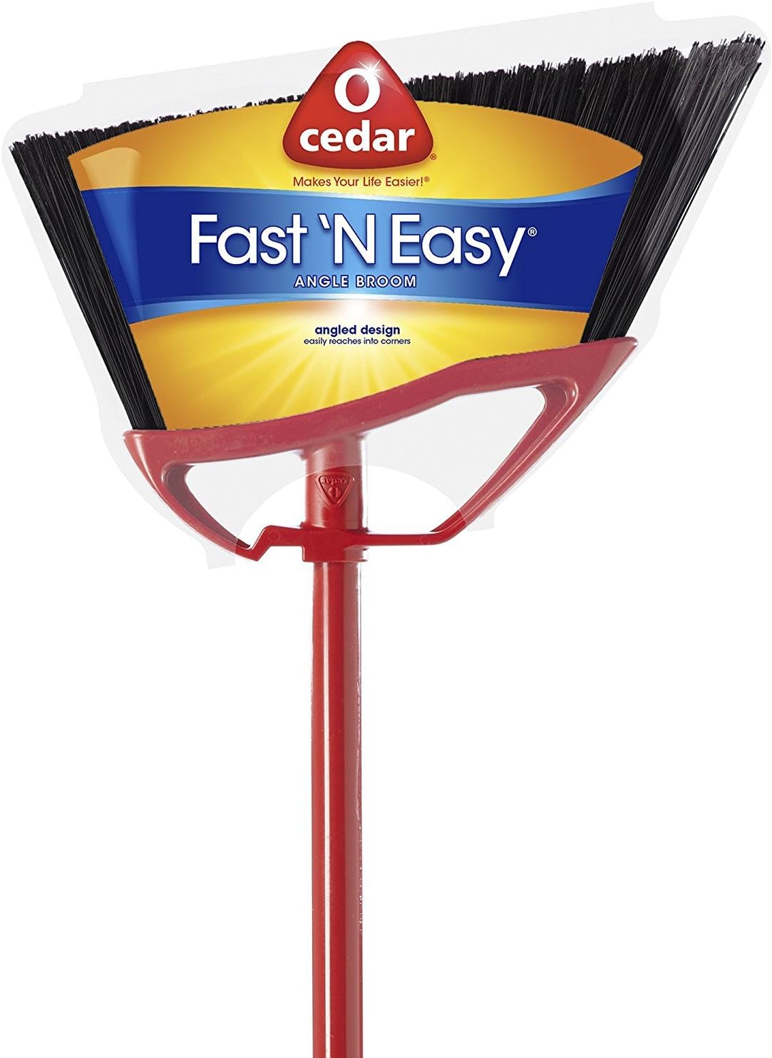 O-Cedar Fast 'N Easy Angle Broom: Home & Kitchen