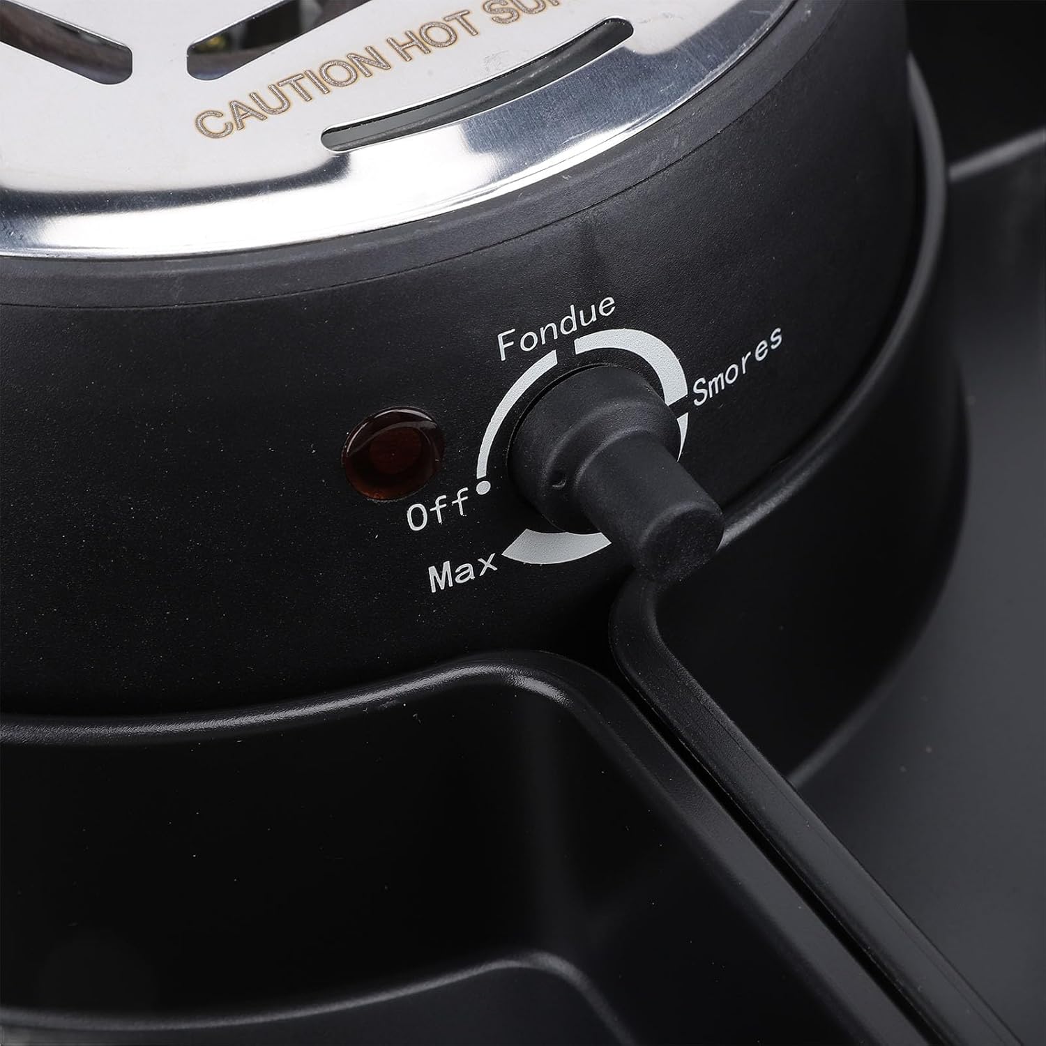 2 in 1 Electric Smores Maker, Tabletop Smores Maker Stainless Steel, Roaster with Detachable Serving Trays, Smores Maker Tabletop Indoor Kit for Party