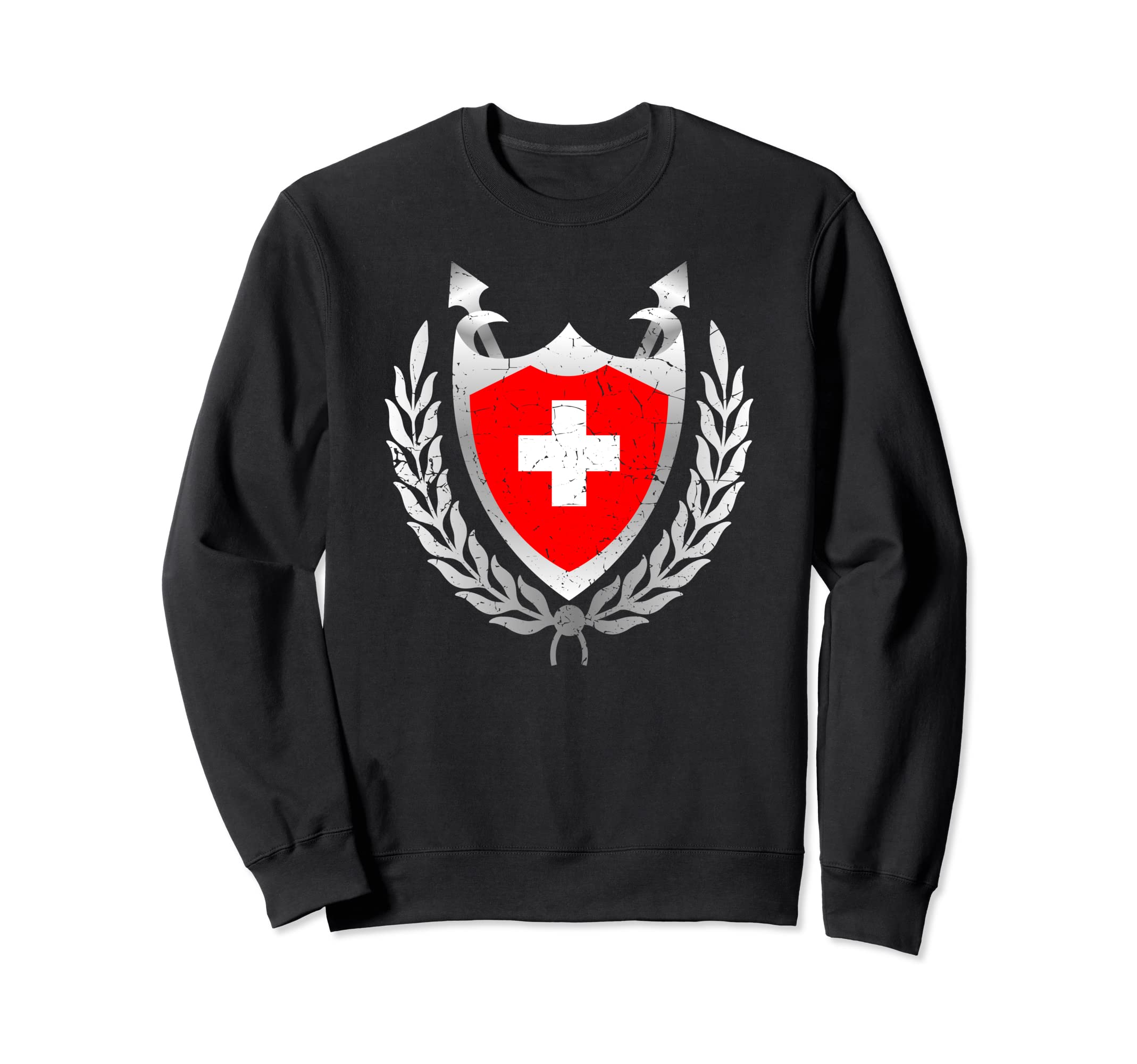 Switzerland design with swiss shield Sweatshirt
