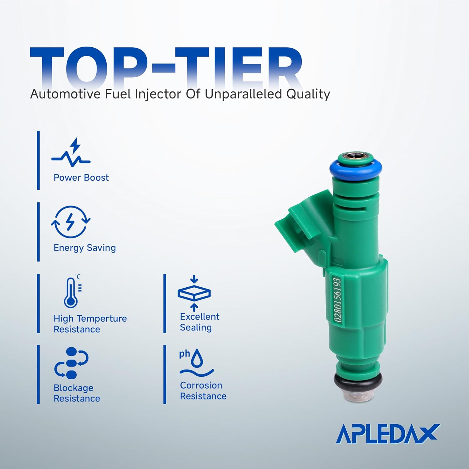 Fuel Injectors For/MAZDA 3 2004 2005 2.3L L4, For/MAZDA 6 2003 2004 2005 2.3L, For/MAZDA 5 2006 2007 2.3L, 0280156193 ‎FJ831 84212320 4PCS