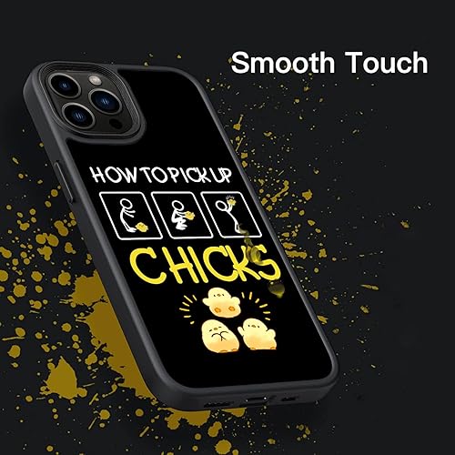 Miniatura 4 de Cómo recoger polluelos divertido broma sarcástica citas teléfono caso para iPhone 16 15 14 13 12 11 Pro Max | Galaxy S25 S24 S23 S22 S21 S20 FE Plus