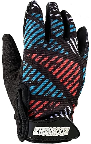 Miniatura 2 de ZippyRooz Guantes largos para bicicleta para niños pequeños y pequeños