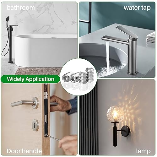 Miniatura 7 de AJUER 360PCS Tornillo de cabeza Allen hexagonal M2.5M3M4M5M6M8