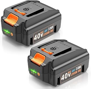Fancy Buying 40V 3.0Ah Battery for Worx 40V Battery WA3580 Compatible with Worx WG180 WG280 WG380 WG580（Not Fit for 2x20V Tool）