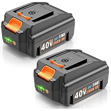 Fancy Buying 40V 3.0Ah Battery for Worx 40V Battery WA3580 Compatible with Worx WG180 WG280 WG380 WG580Not Fit for 2x20V Tool
