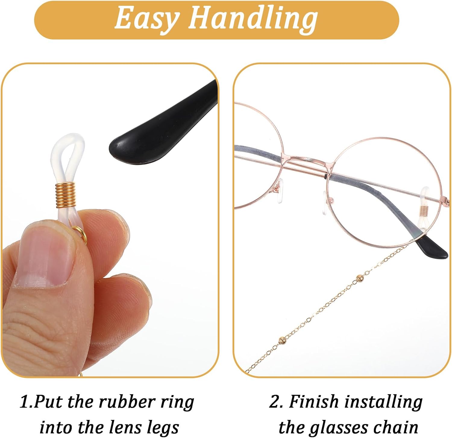 CIATBYYJ 7Pcs Eyeglass Holders Around Neck Eyeglass Chain beaded eyeglasses chains for women Vintage Reading Glasses Chain for Girls Kids Men