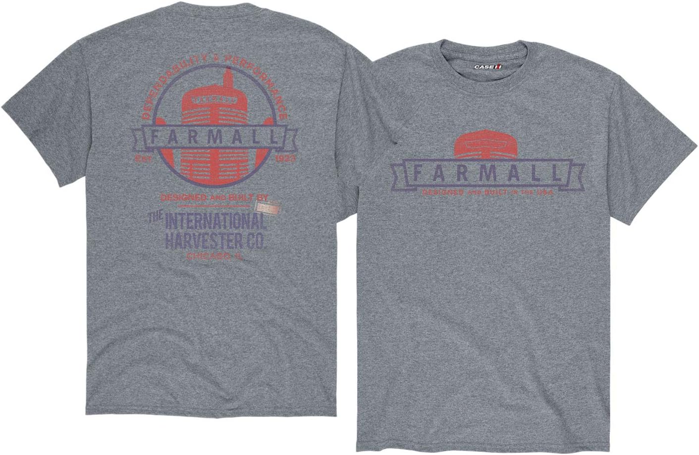 Farmall Designed and Built - CASE IH International Harvester Men's Short Sleeve Graphic T-Shirt