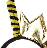Vista 5 de BinaryABC Diadema de abeja de Halloween y diadema de bola de antena, accesorios de disfraz