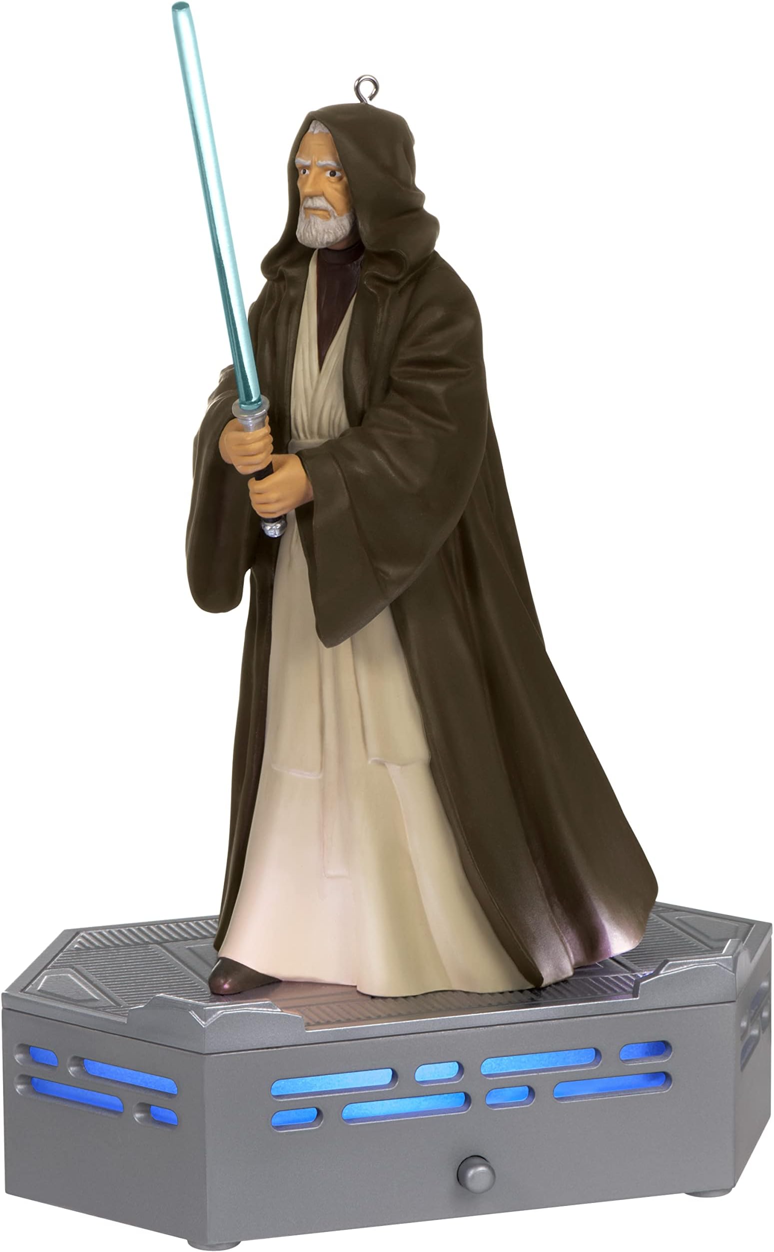 Hallmark Keepsake Christmas Ornament 2022, Star Wars: A New Hope Collection OBI-Wan Kenobi, Light and Sound