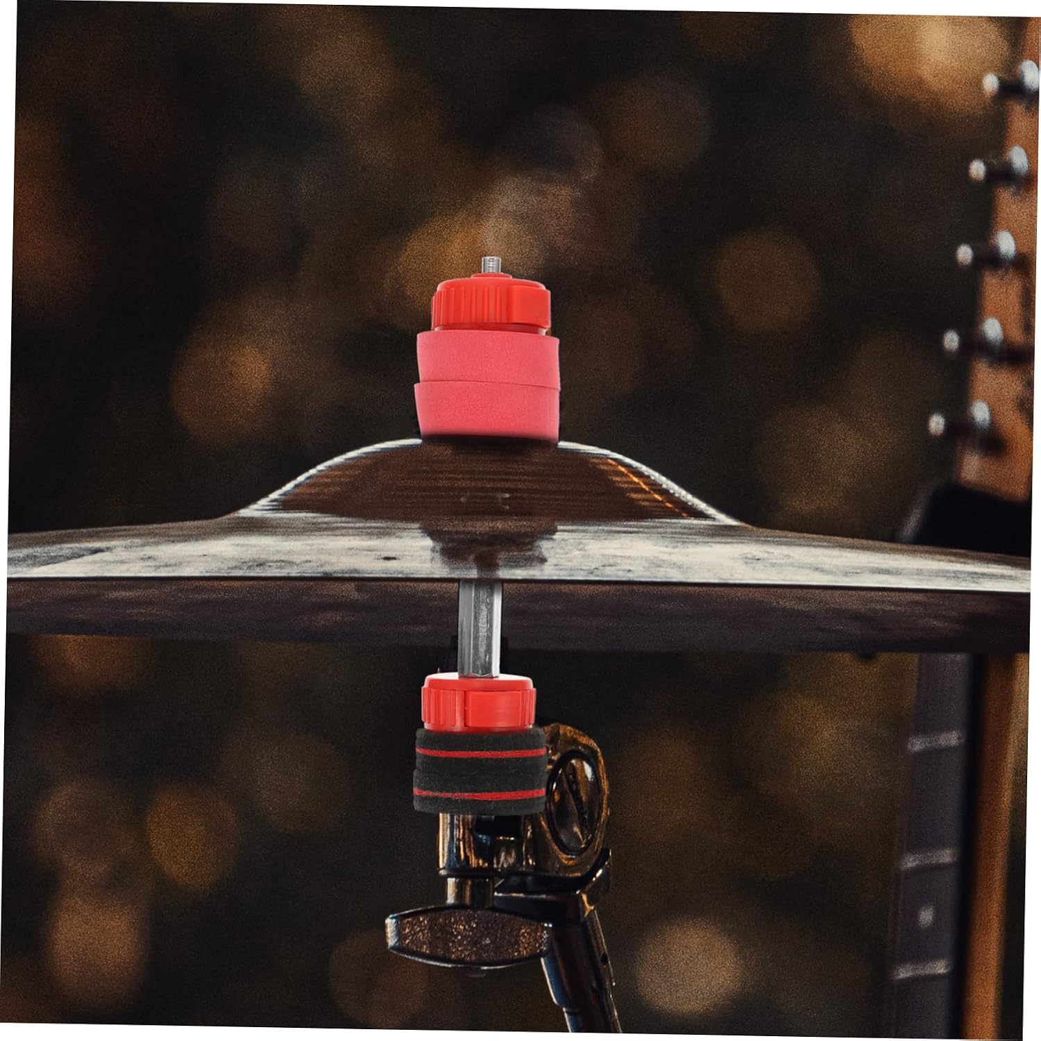 Toyvian 2sets Double-braced Cymbal Stacker with Quick Release Nut Durable Jazz Accessories for Multi-cymbal Setup Compatible with Stands for Easy Identification