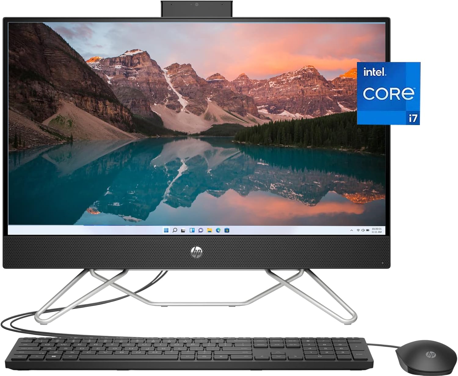 Amazon.com: HP All-in-One PC, 23.8 Inch FHD Micro-Edge Display, Intel ...