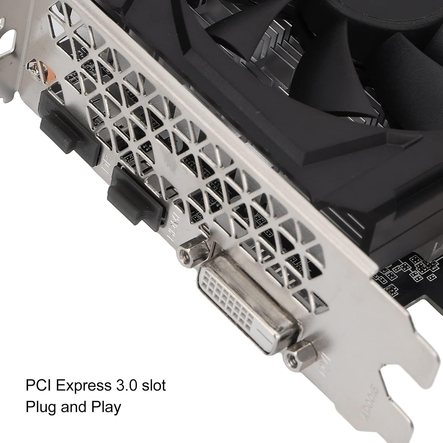スーパー ゲーミング グラフィックス カード、6GB GDDR6 192bit、1080p 【ブラケット】 DVI DisplayPort