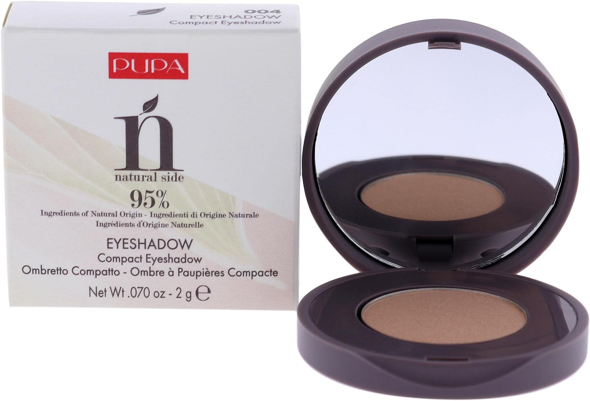 Milano Natural Side Compact Eyeshadow - 004 Light Gold by Milano for Women - 0.07 oz Eye Shadow (I0111807)