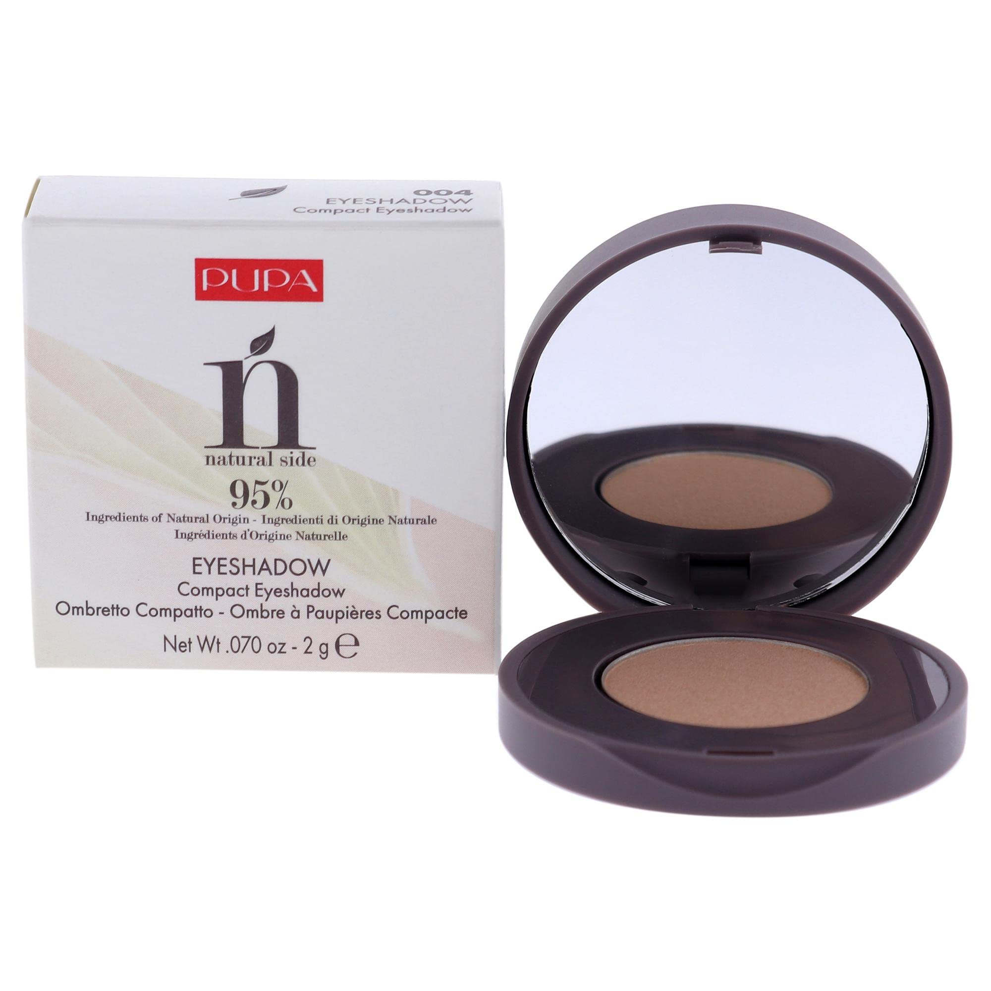 Milano Natural Side Compact Eyeshadow - 004 Light Gold by Milano for Women - 0.07 oz Eye Shadow (I0111807)