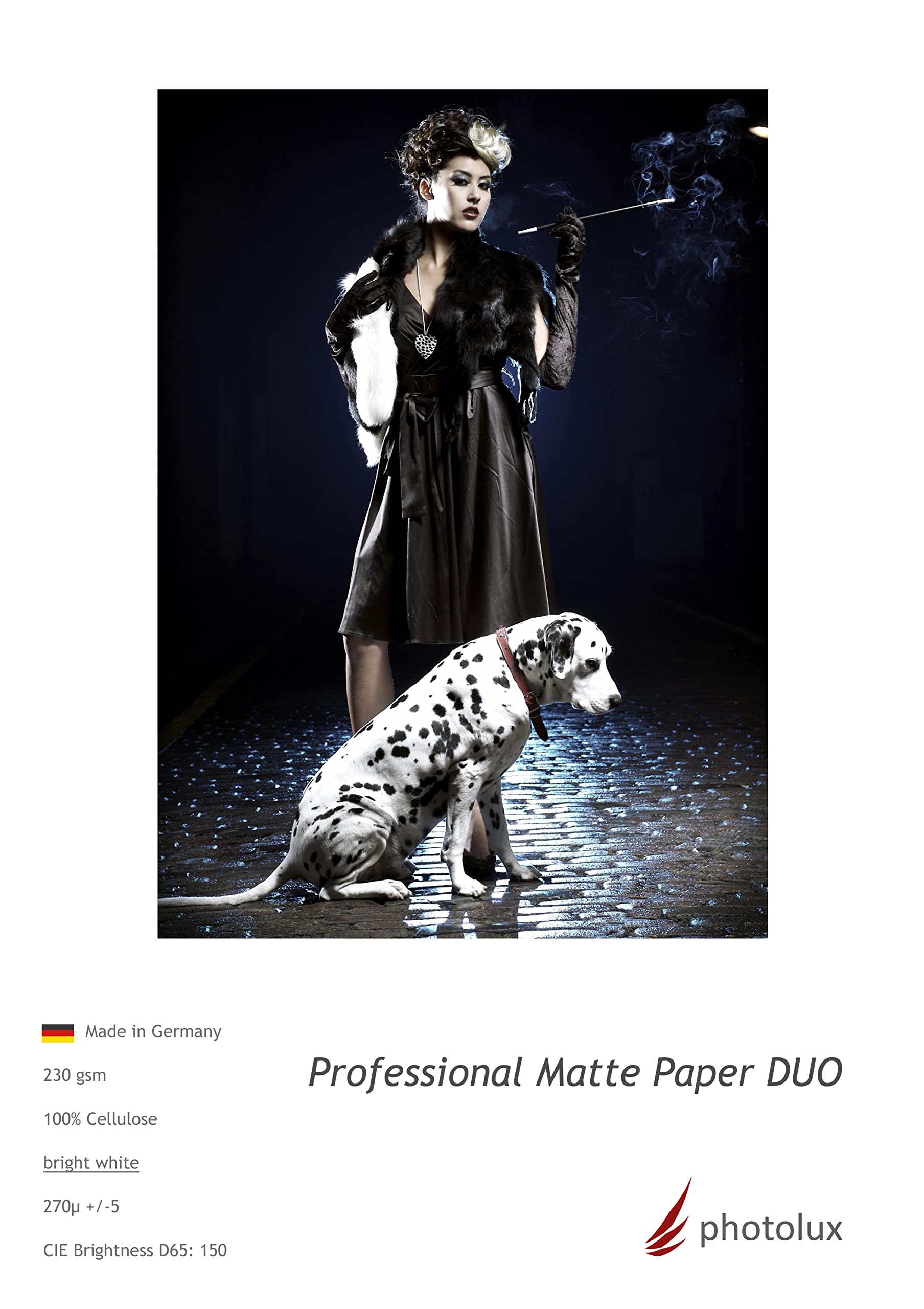 Professional Matte Paper DUO 230 gsm, beidseitig bedruckbar Fotopapier in Premiumqualität DIN A3 (297x420mm) 200 Blatt