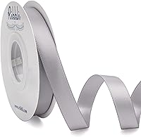 Vista 136 de Ribbli - Cinta de satén roja de doble cara, 1 pulgada x 25 yardas, cinta de tela para uso en ramo de lazos, envoltura de regalo de Navidad, arreglo