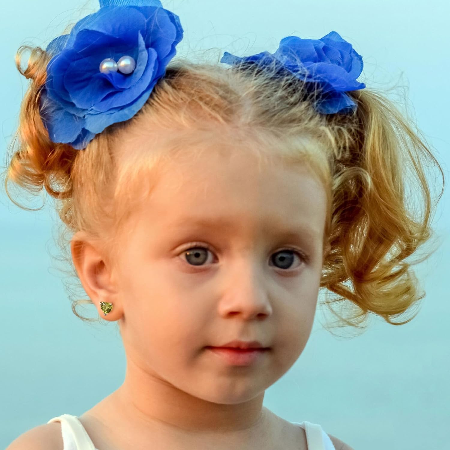 SMILEST Valentines Day Gifts for Her - 925 Sterling Silver Birthstone Earrings Dainty Heart Earrings Anniversary Birthday Gifts for Women Mom Wife Girlfriend Daughter - Image 5