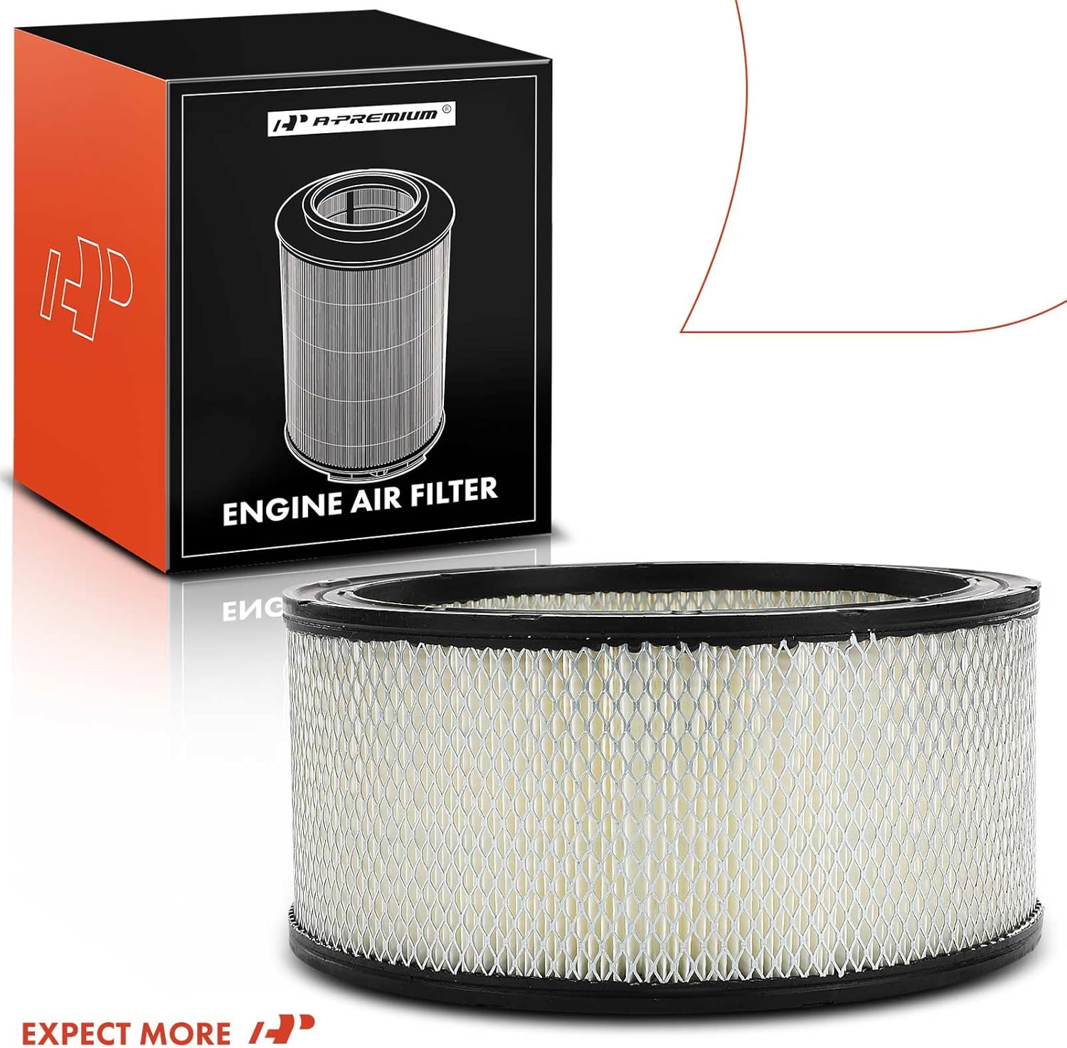 A-Premium Engine Air Filter Compatible with Chevrolet C10 C20 Suburban, C30, G10, G20, G30, K10 K20 Suburban, K30, K5 Blazer, P20, P30 & GMC Jimmy, C1500 C2500 Suburban, P3500, R2500, R3500, V3500